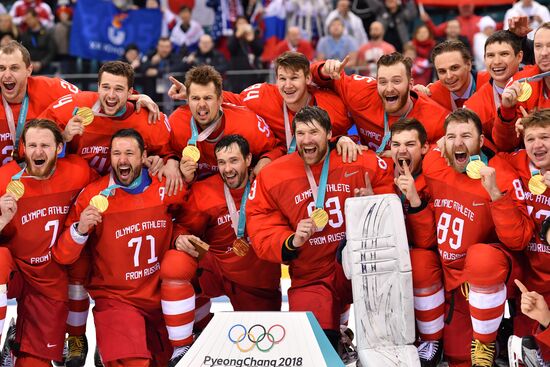 2018 Winter Olympics. Ice hockey. Men. Final