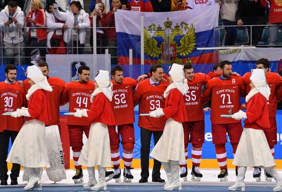 2018 Winter Olympics. Ice hockey. Men. Final