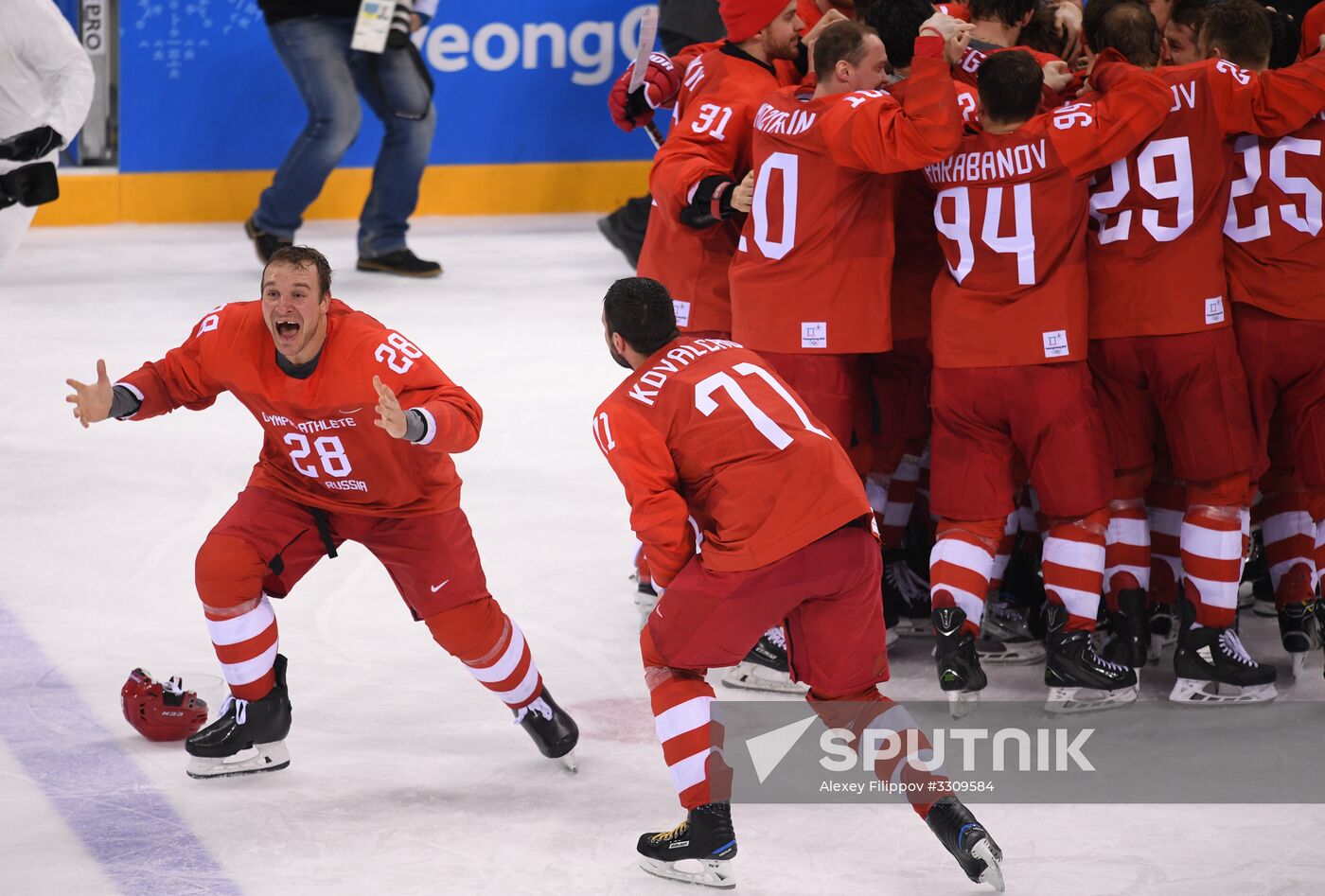 2018 Winter Olympics. Ice hockey. Men. Final