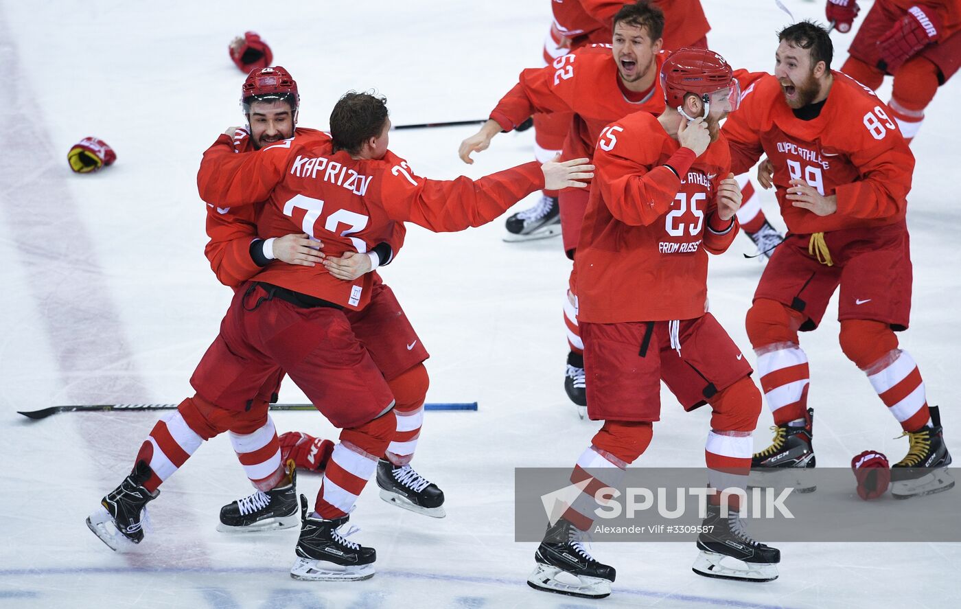 2018 Winter Olympics. Hockey. Men. Final