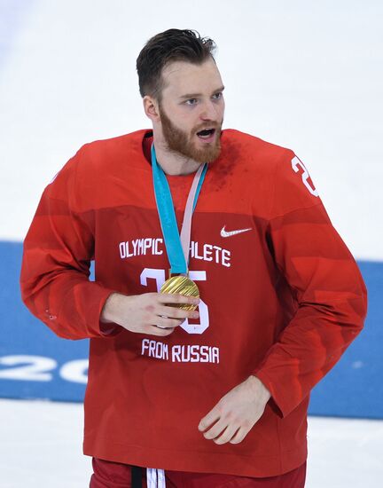 2018 Winter Olympics. Ice hockey. Men. Final