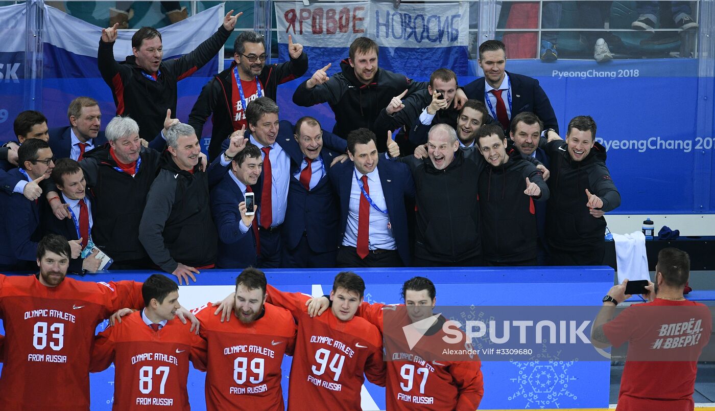 2018 Winter Olympics. Hockey. Men. Final