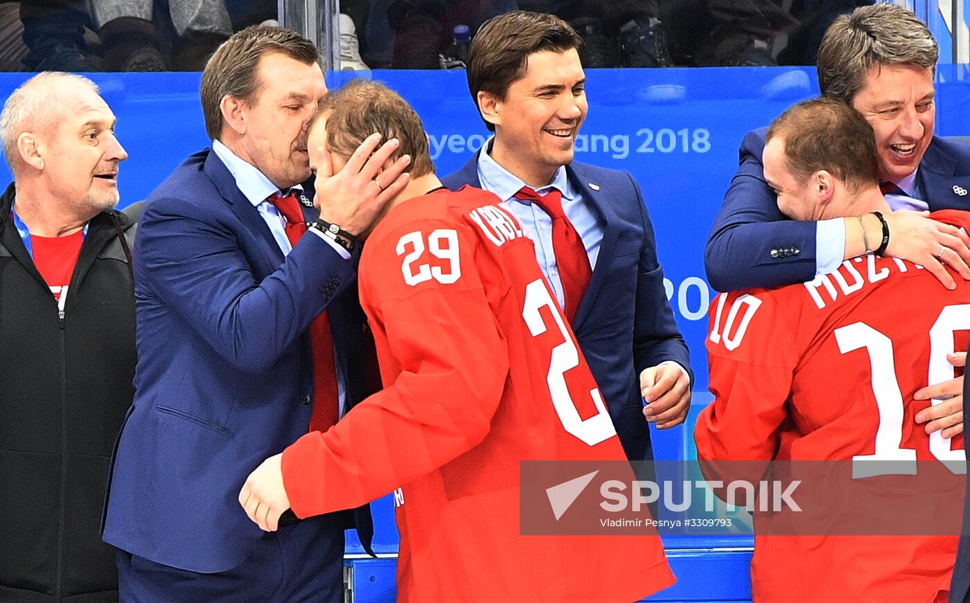 2018 Winter Olympics. Hockey. Men. Final