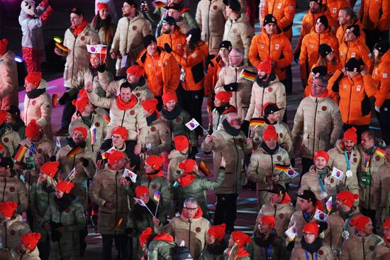 2018 Winter Olympics Closing Ceremony in Pyeongchang