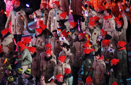 2018 Winter Olympics Closing Ceremony in Pyeongchang