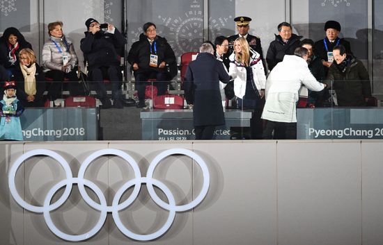 Closing ceremony of the XXIII Olympic Winter Games in Pyeongchang