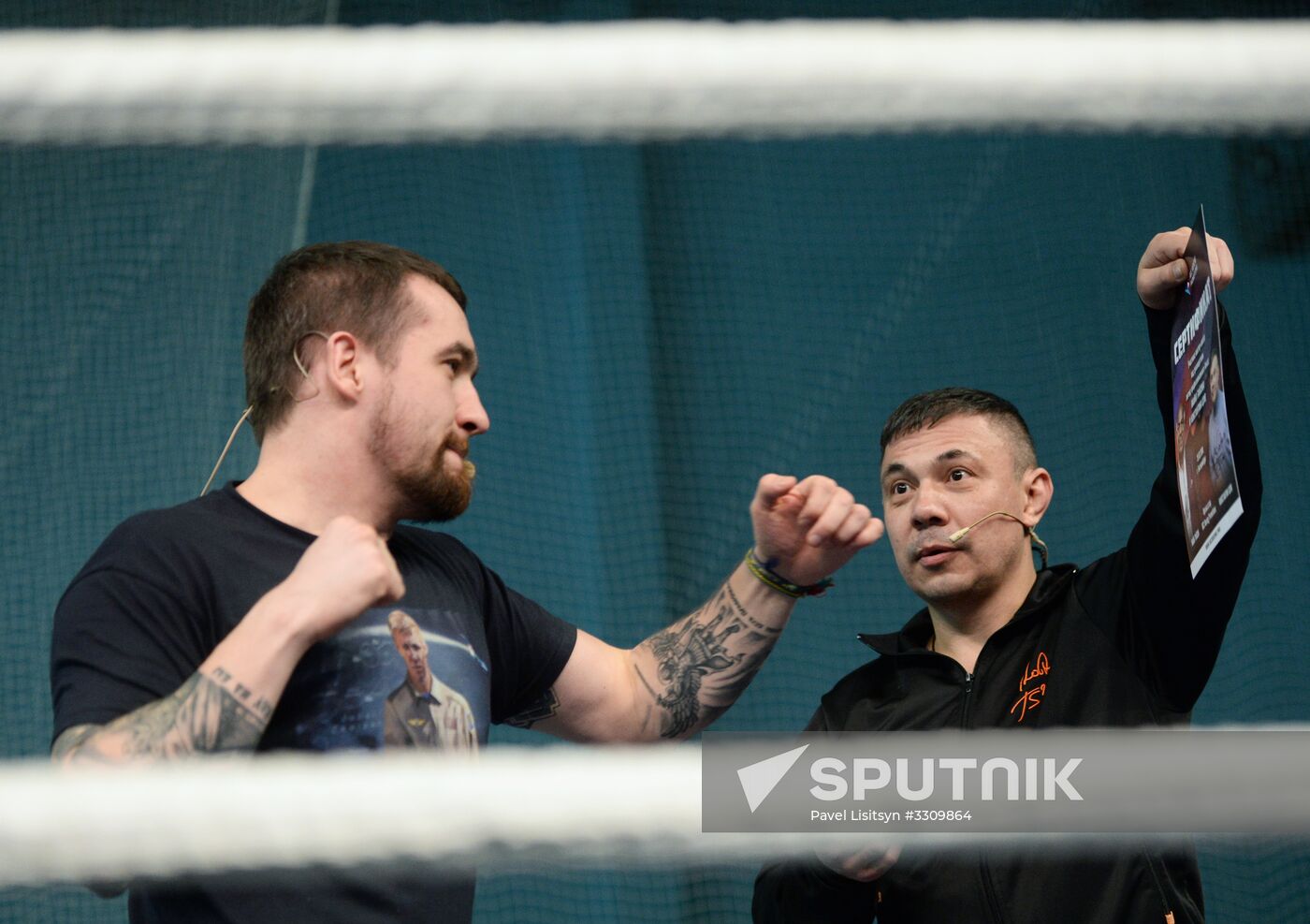 Boxing master class by Mike Tyson and Kostya Tszyu