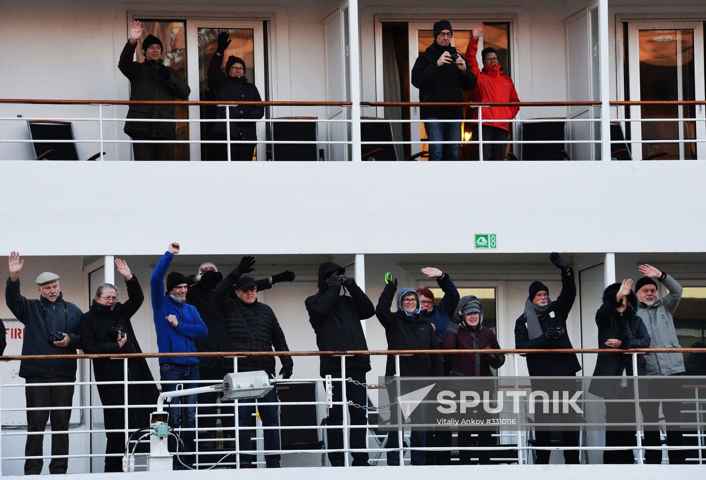 Cruise ship MS Amadea arrives in Vladivostok