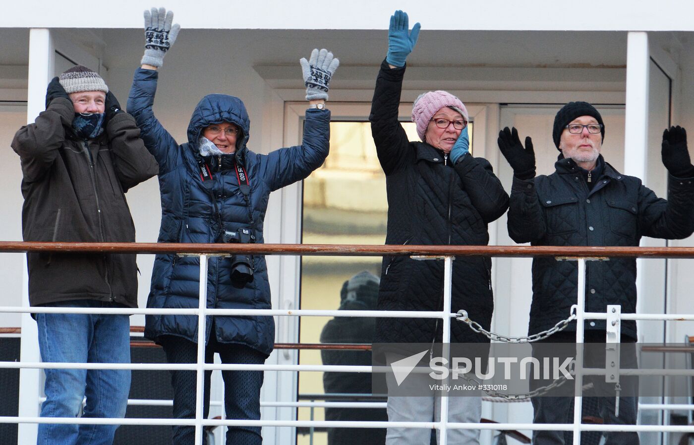 Cruise ship MS Amadea arrives in Vladivostok