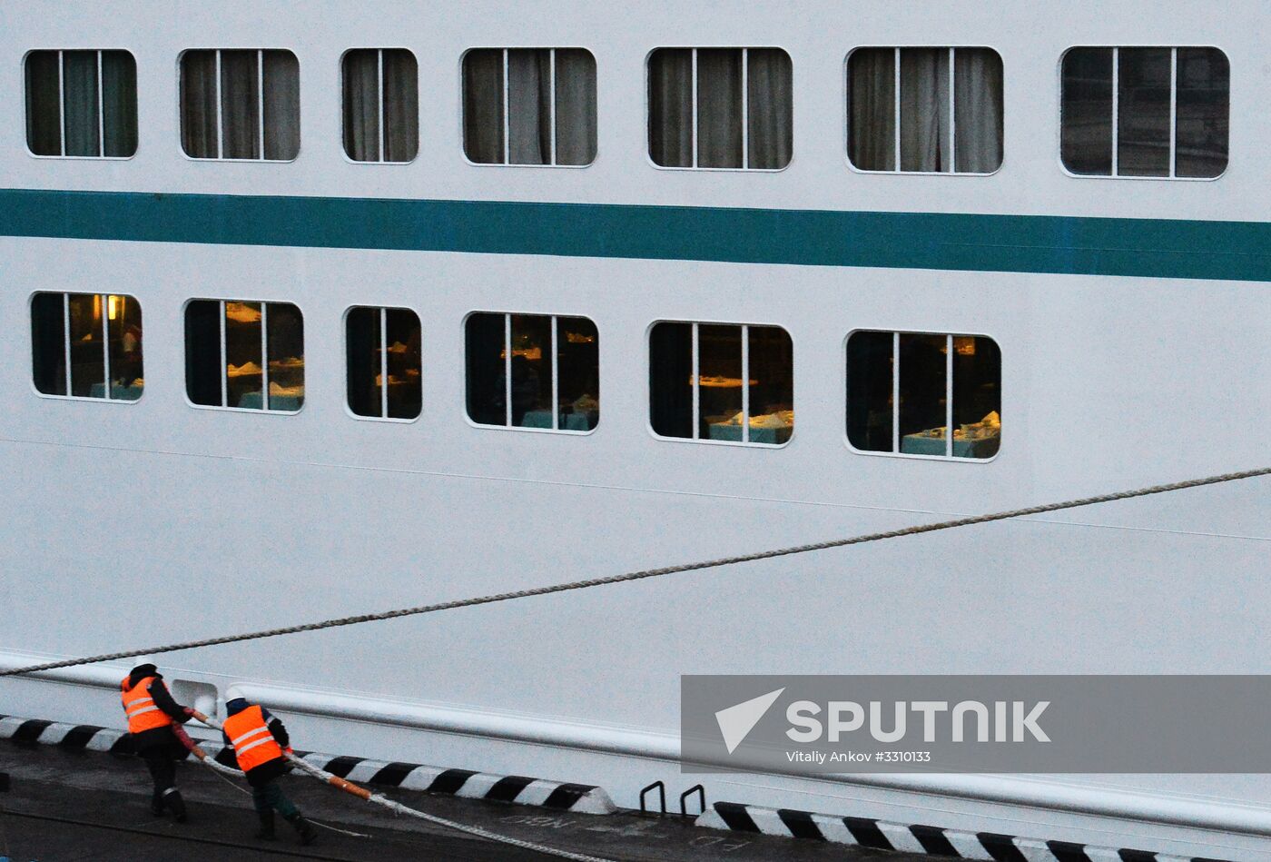 Cruise ship MS Amadea arrives in Vladivostok