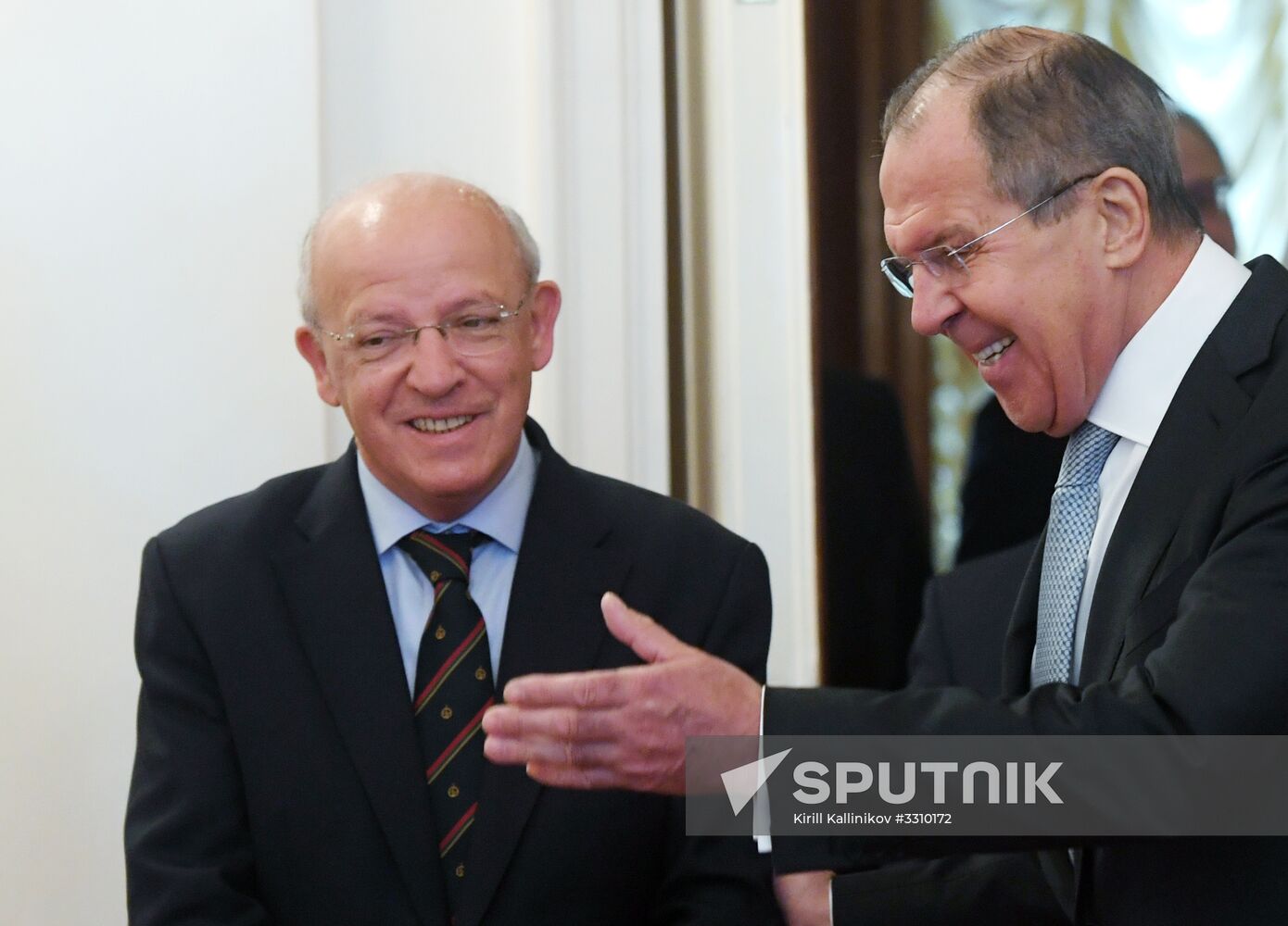 Russian Foreign Minister Lavrov meets with his Portuguese counterpart Santos Silva