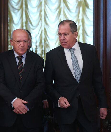 Russian Foreign Minister Lavrov meets with his Portuguese counterpart Santos Silva