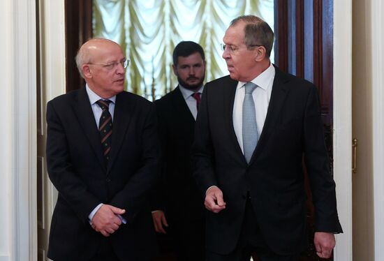 Russian Foreign Minister Lavrov meets with his Portuguese counterpart Santos Silva