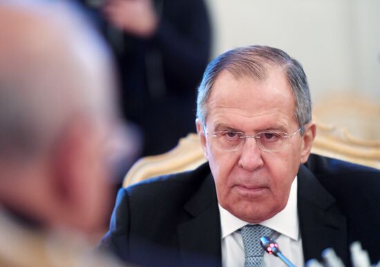 Russian Foreign Minister Lavrov meets with his Portuguese counterpart Santos Silva