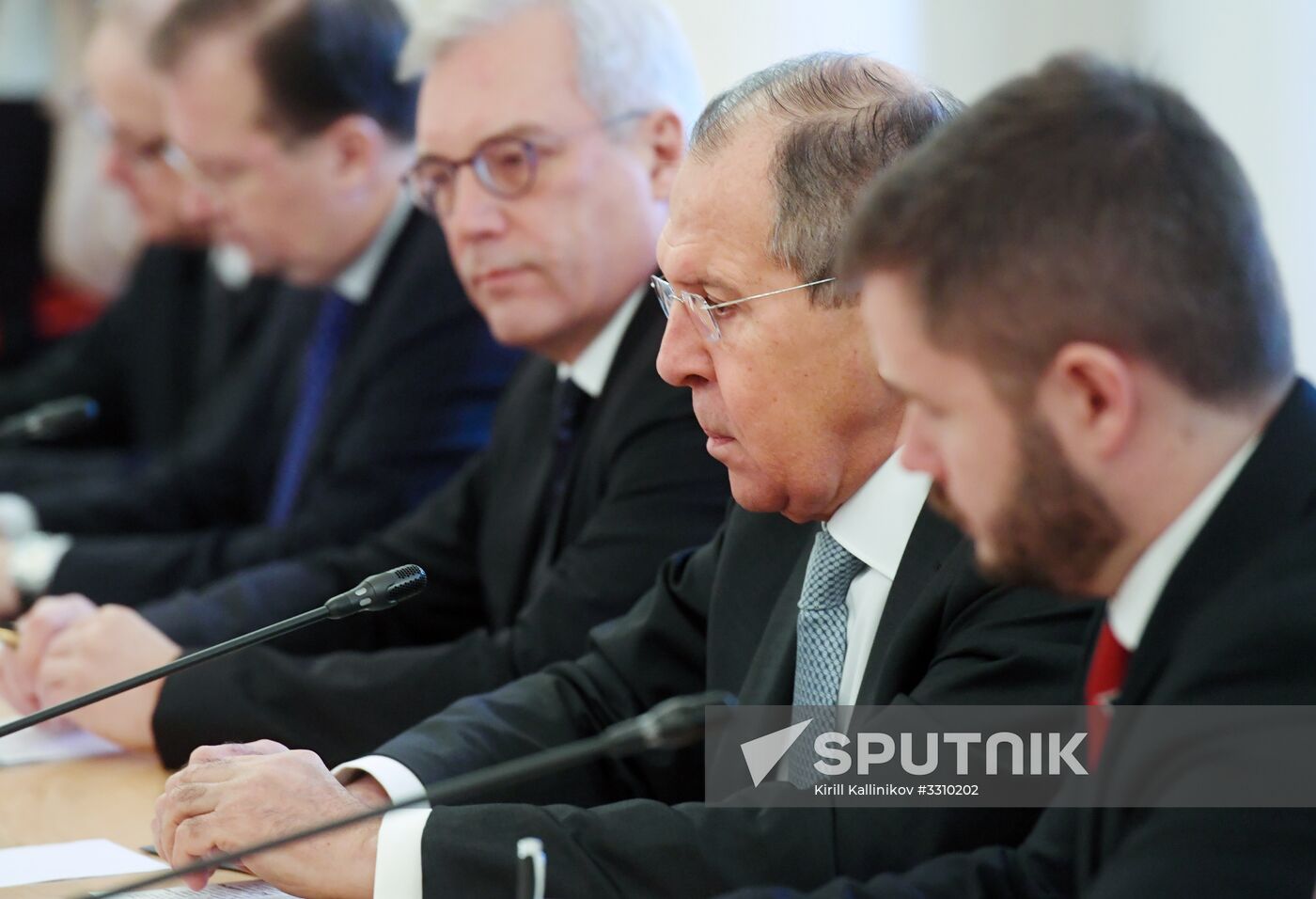 Russian Foreign Minister Lavrov meets with his Portuguese counterpart Santos Silva