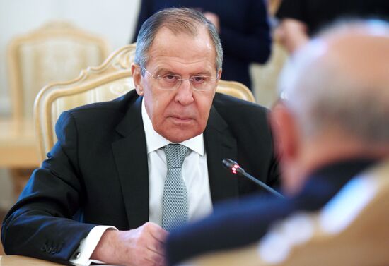 Russian Foreign Minister Lavrov meets with his Portuguese counterpart Santos Silva