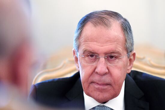 Russian Foreign Minister Lavrov meets with his Portuguese counterpart Santos Silva