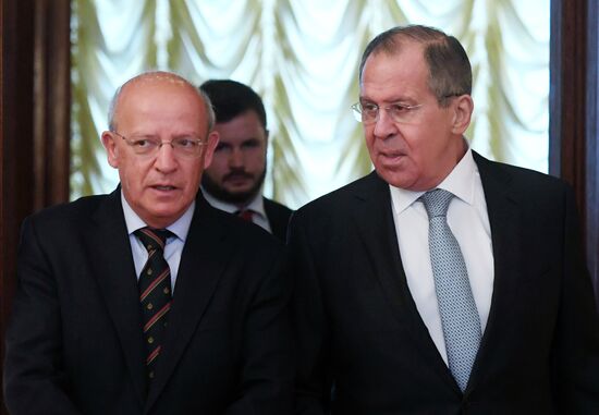 Russian Foreign Minister Lavrov meets with his Portuguese counterpart Santos Silva
