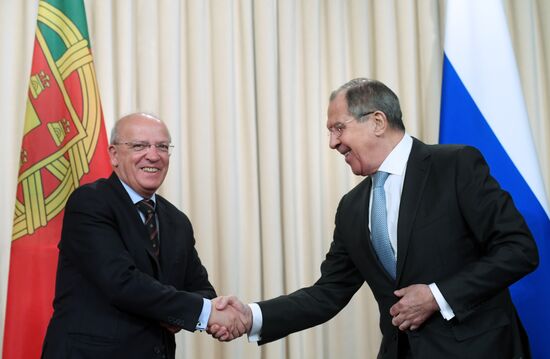 Russian Foreign Minister Lavrov meets with his Portuguese counterpart Santos Silva
