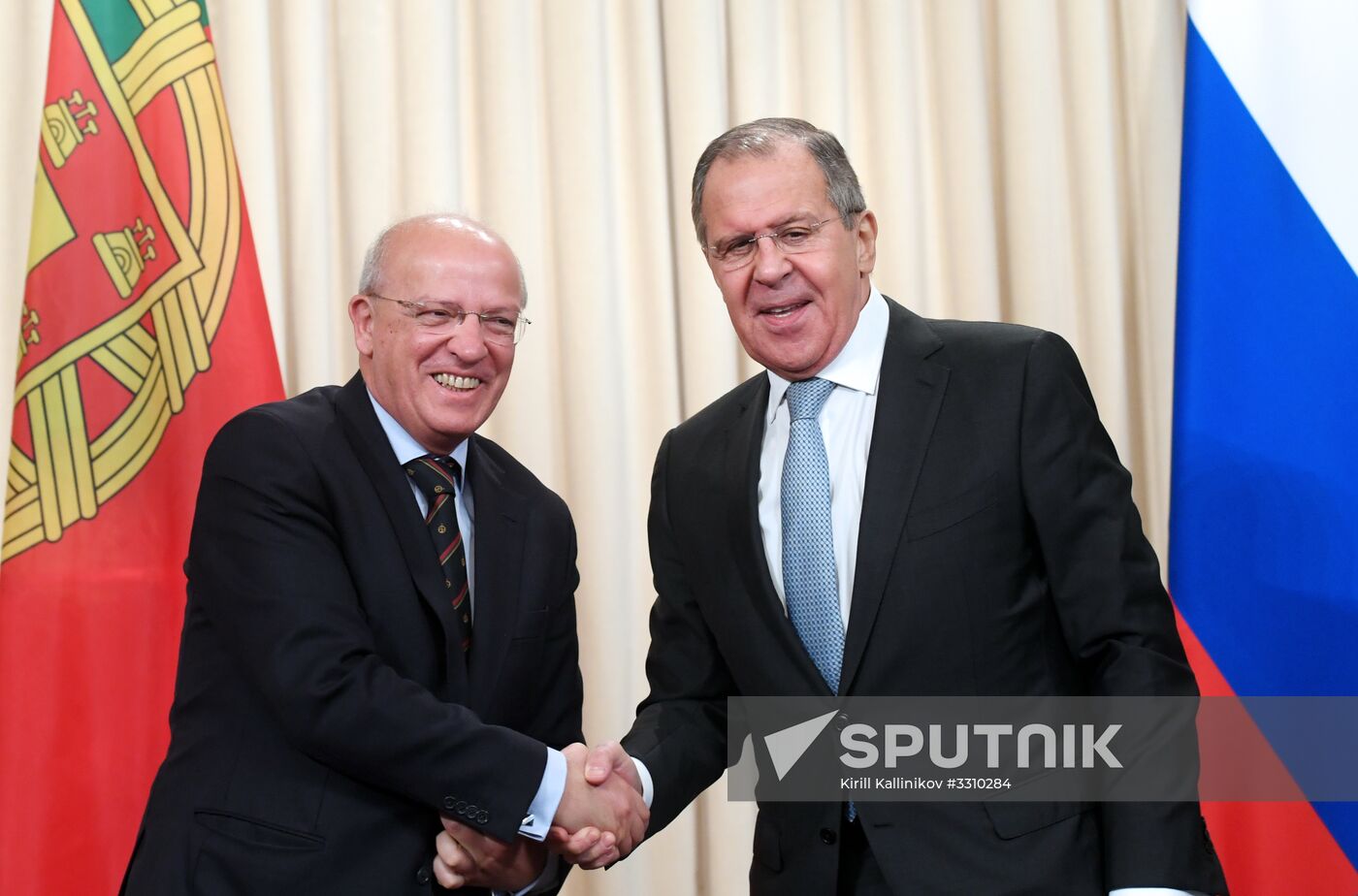 Russian Foreign Minister Lavrov meets with his Portuguese counterpart Santos Silva