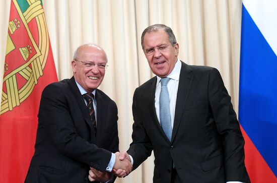 Russian Foreign Minister Lavrov meets with his Portuguese counterpart Santos Silva
