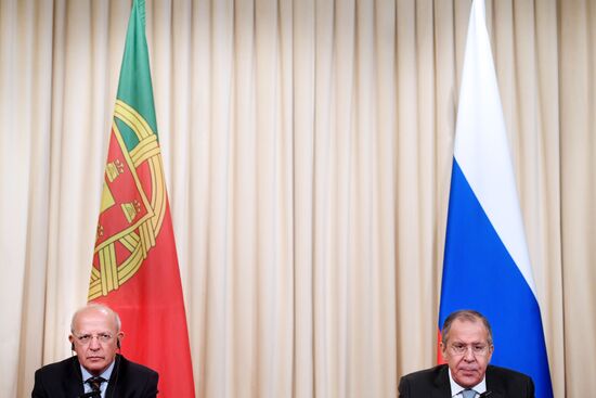Russian Foreign Minister Lavrov meets with his Portuguese counterpart Santos Silva
