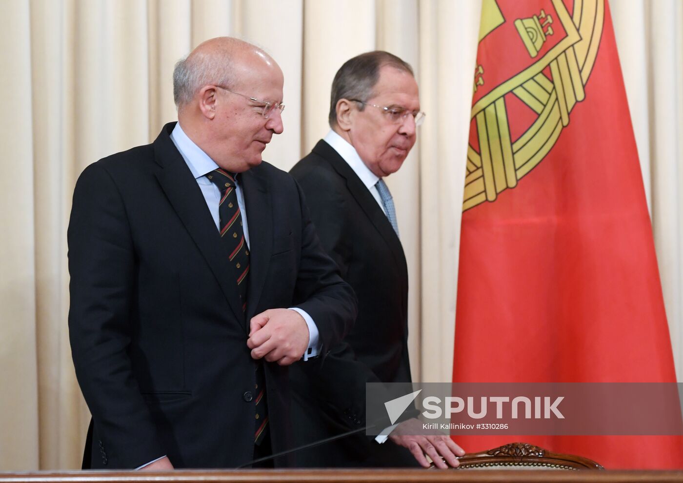 Russian Foreign Minister Lavrov meets with his Portuguese counterpart Santos Silva