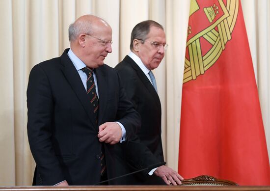 Russian Foreign Minister Lavrov meets with his Portuguese counterpart Santos Silva