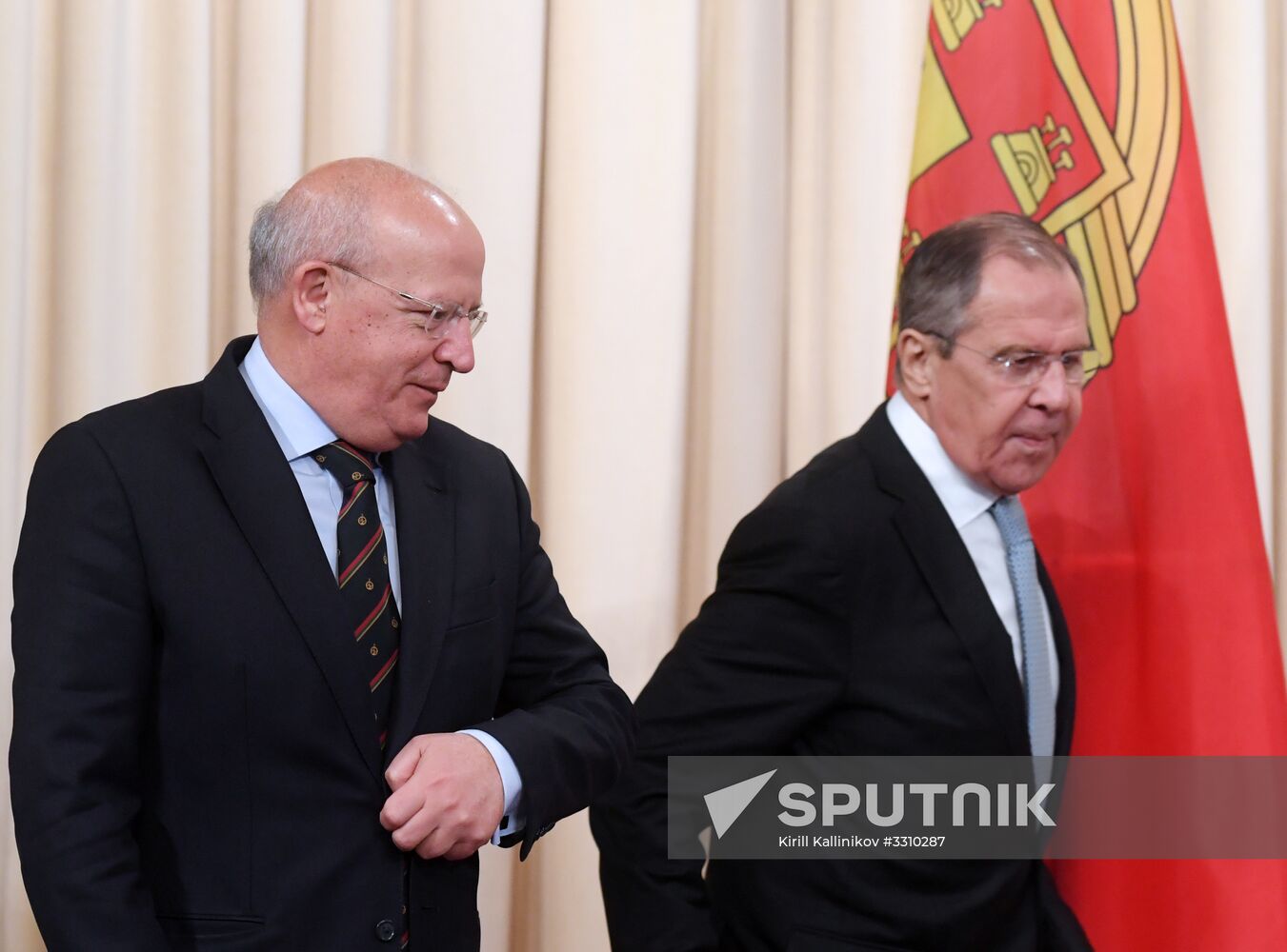 Russian Foreign Minister Lavrov meets with his Portuguese counterpart Santos Silva