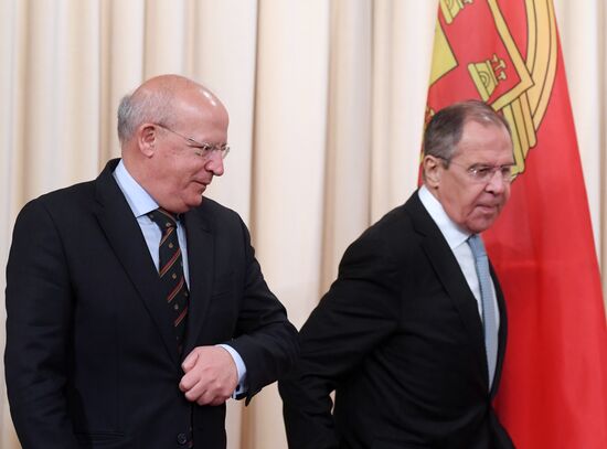 Russian Foreign Minister Lavrov meets with his Portuguese counterpart Santos Silva