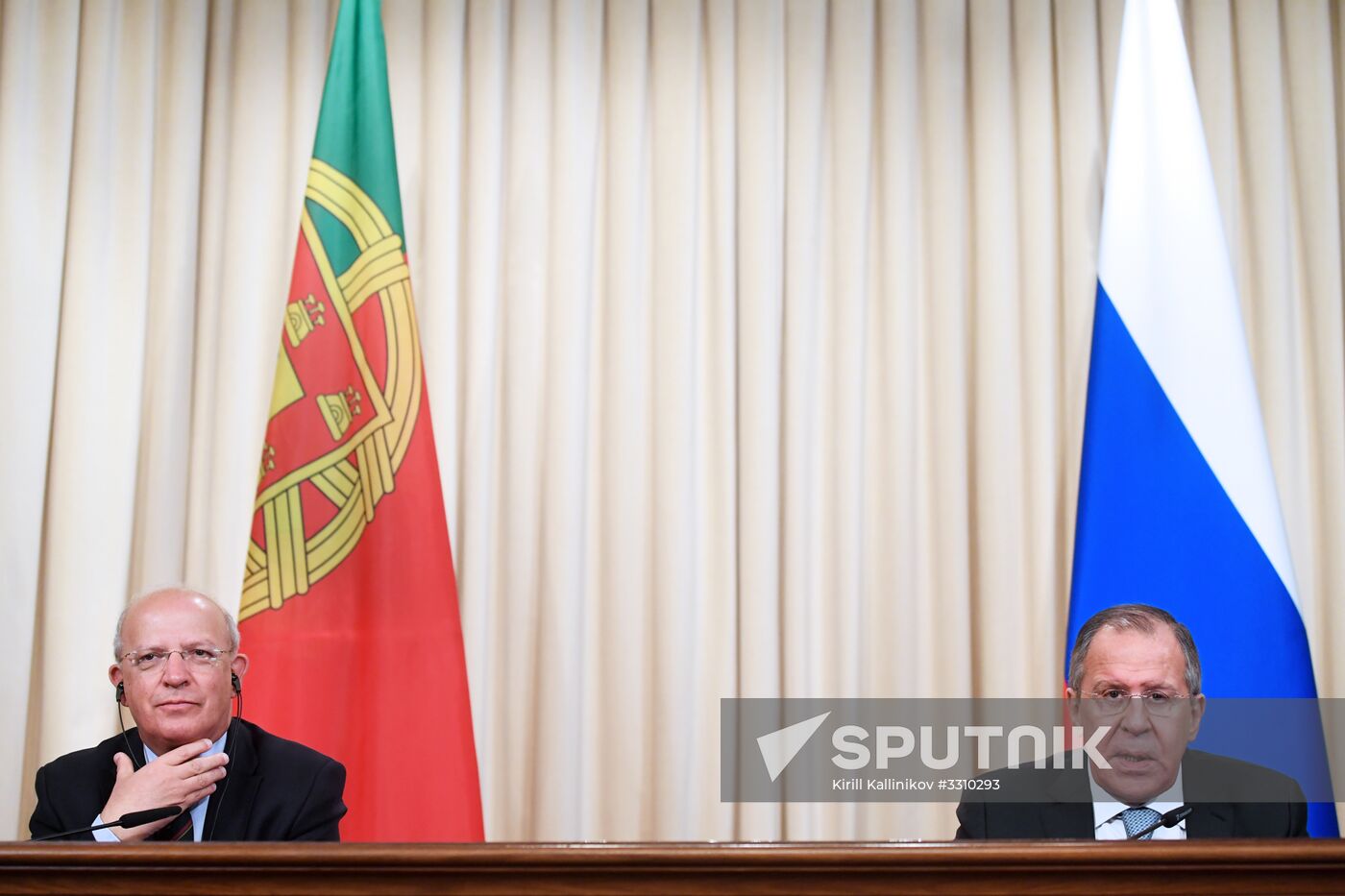 Russian Foreign Minister Lavrov meets with his Portuguese counterpart Santos Silva