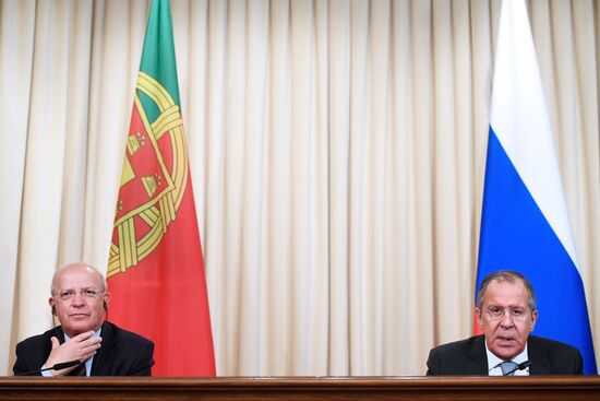 Russian Foreign Minister Lavrov meets with his Portuguese counterpart Santos Silva