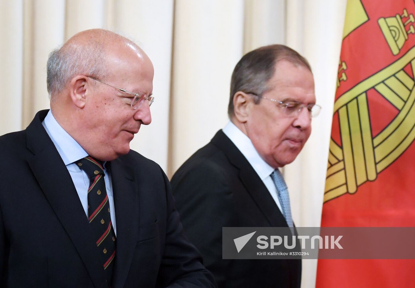 Russian Foreign Minister Lavrov meets with his Portuguese counterpart Santos Silva