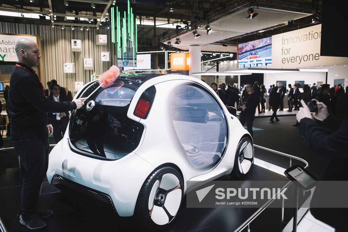 Mobile World Congress 2018 exhibition in Barcelona