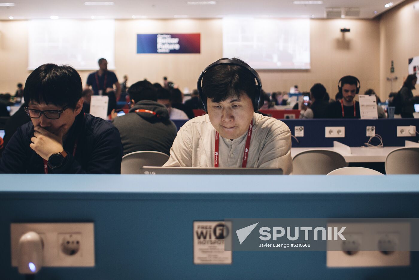 Mobile World Congress 2018 exhibition in Barcelona