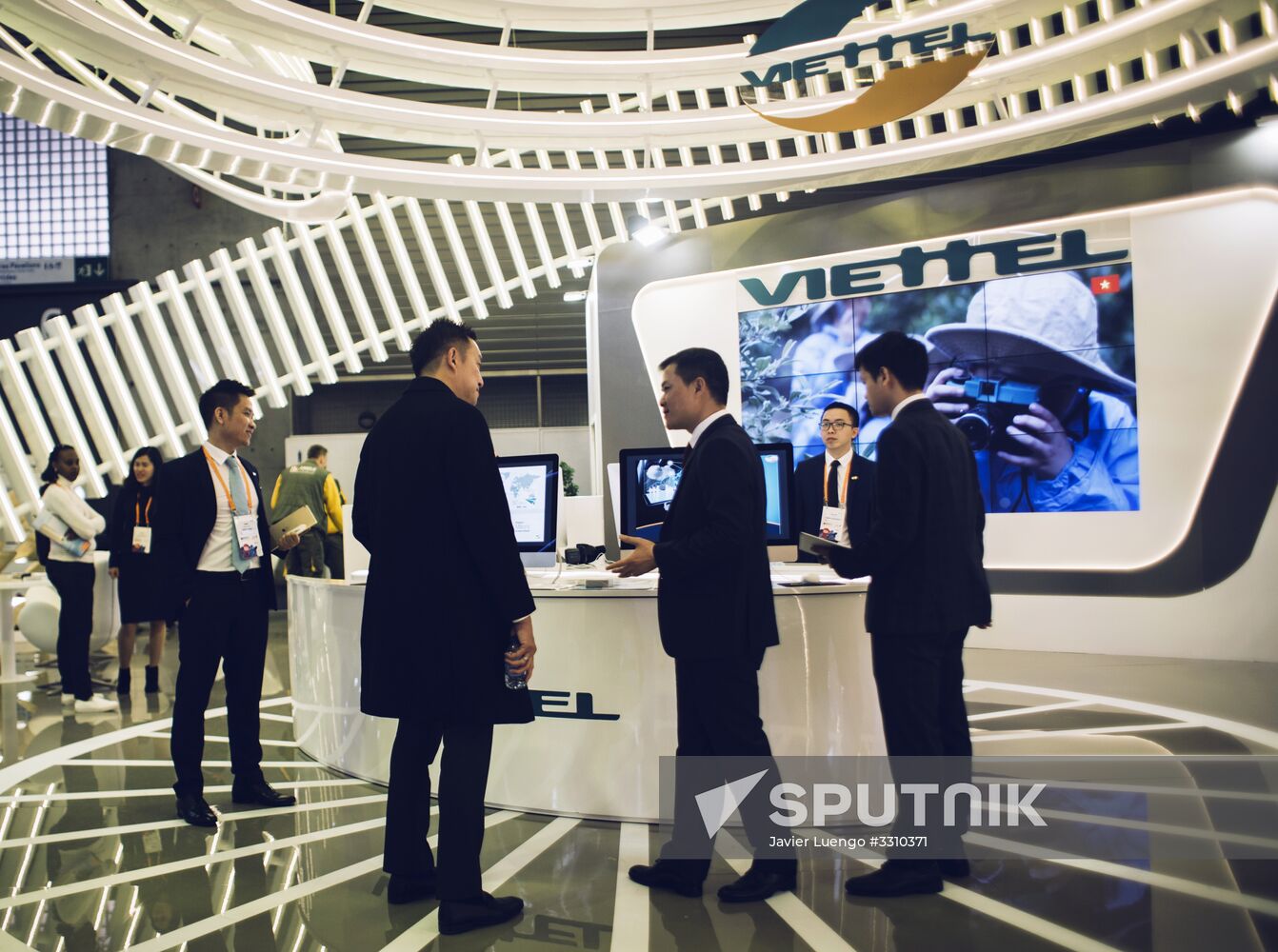 Mobile World Congress 2018 exhibition in Barcelona