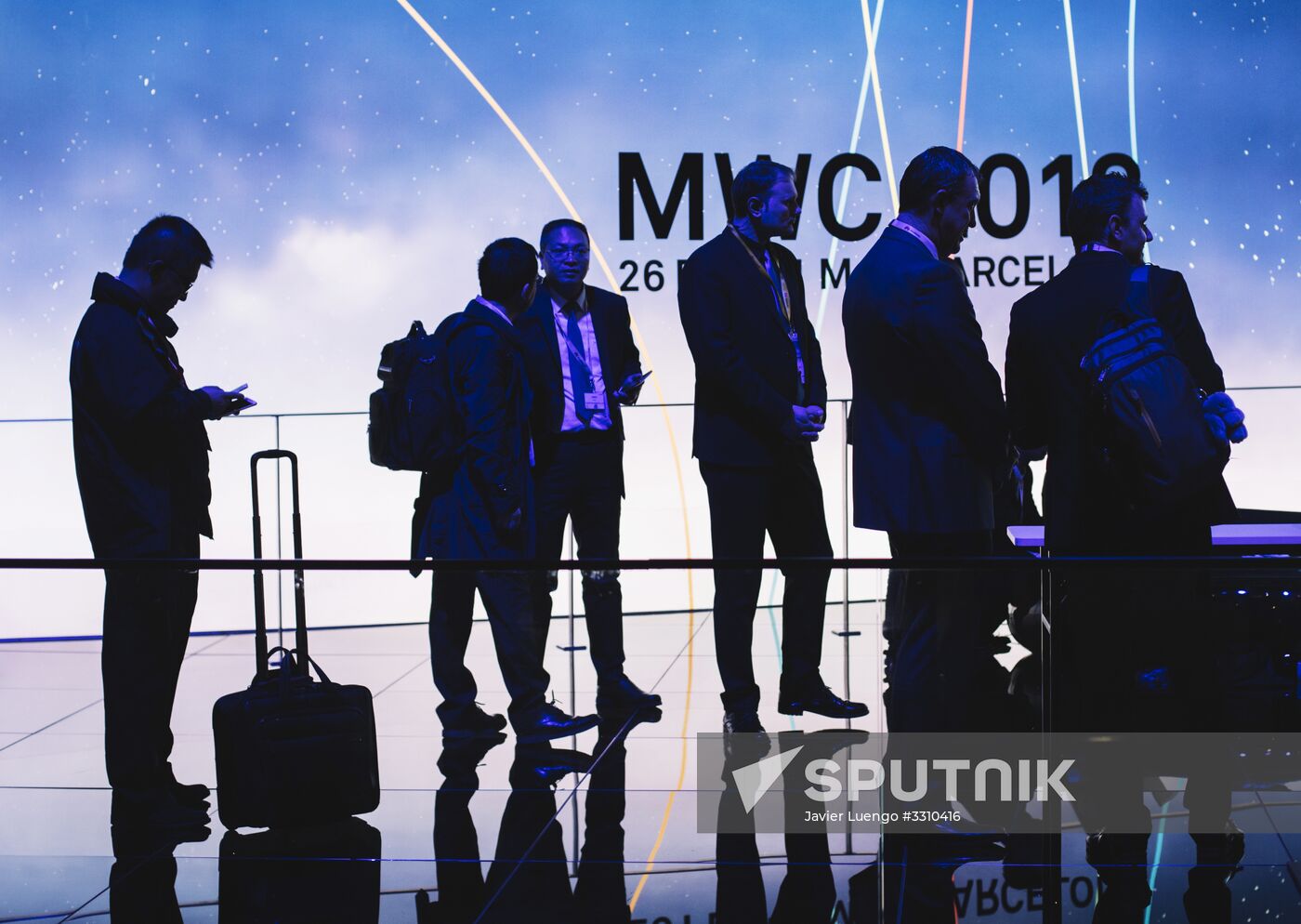 Mobile World Congress 2018 exhibition in Barcelona