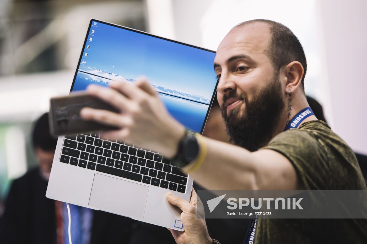 Mobile World Congress 2018 exhibition in Barcelona