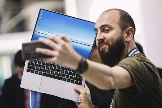 Mobile World Congress 2018 exhibition in Barcelona
