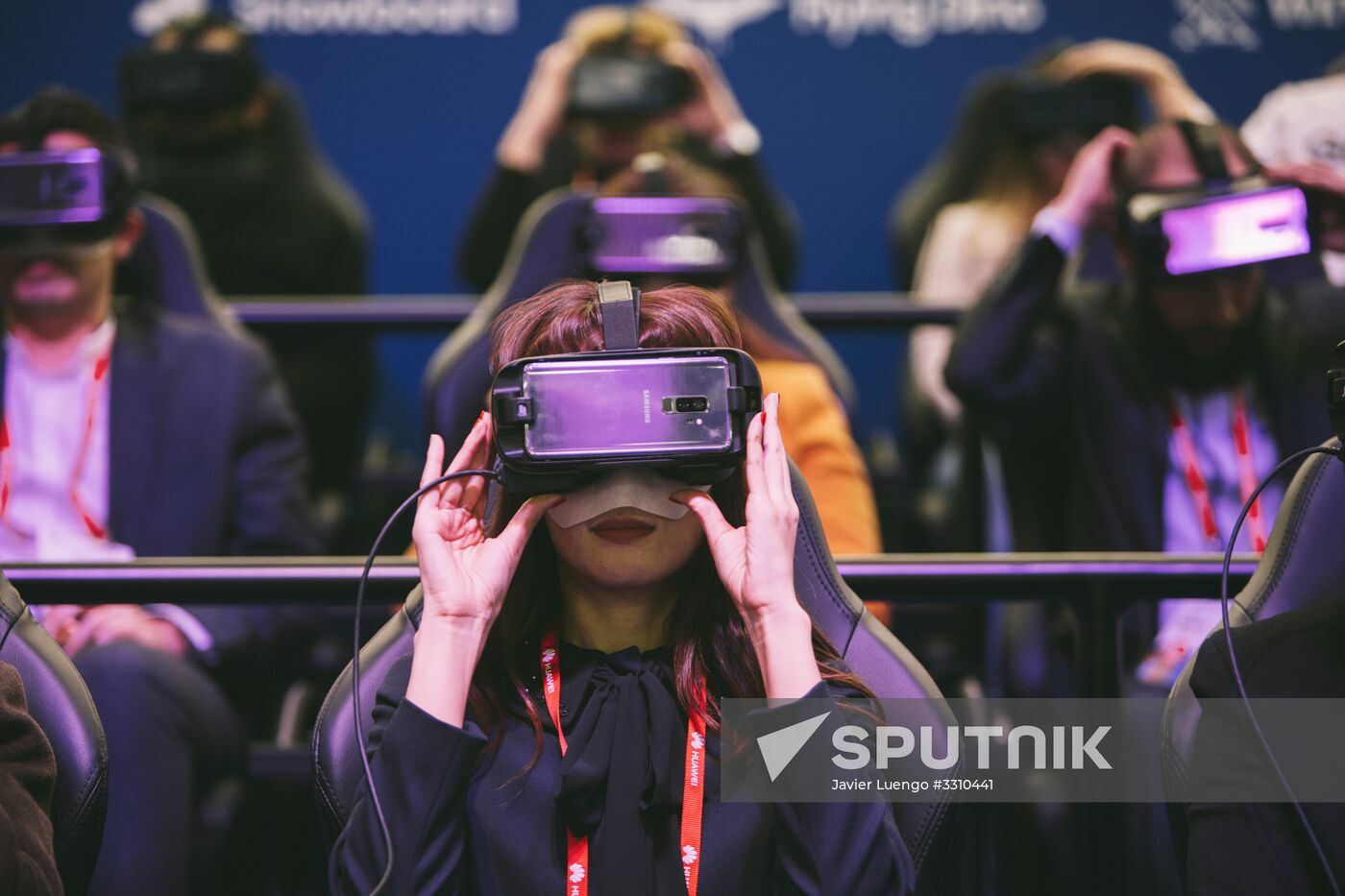 Mobile World Congress 2018 exhibition in Barcelona