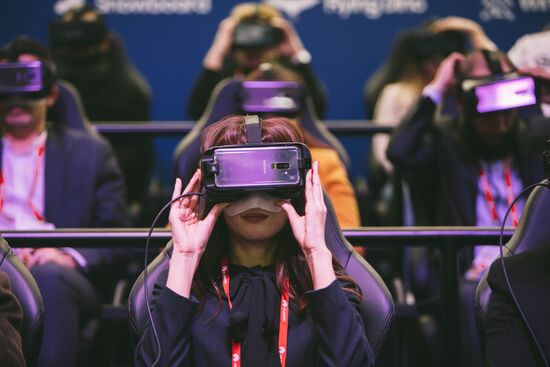 Mobile World Congress 2018 exhibition in Barcelona