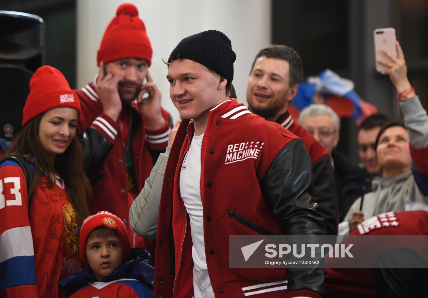 Russian 2018 Olympians are welcomed home