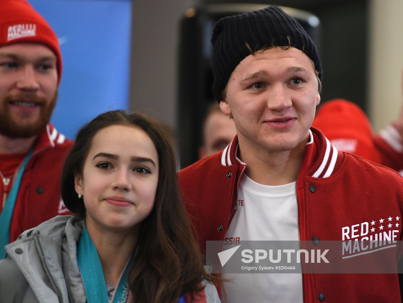 Russian 2018 Olympians are welcomed home