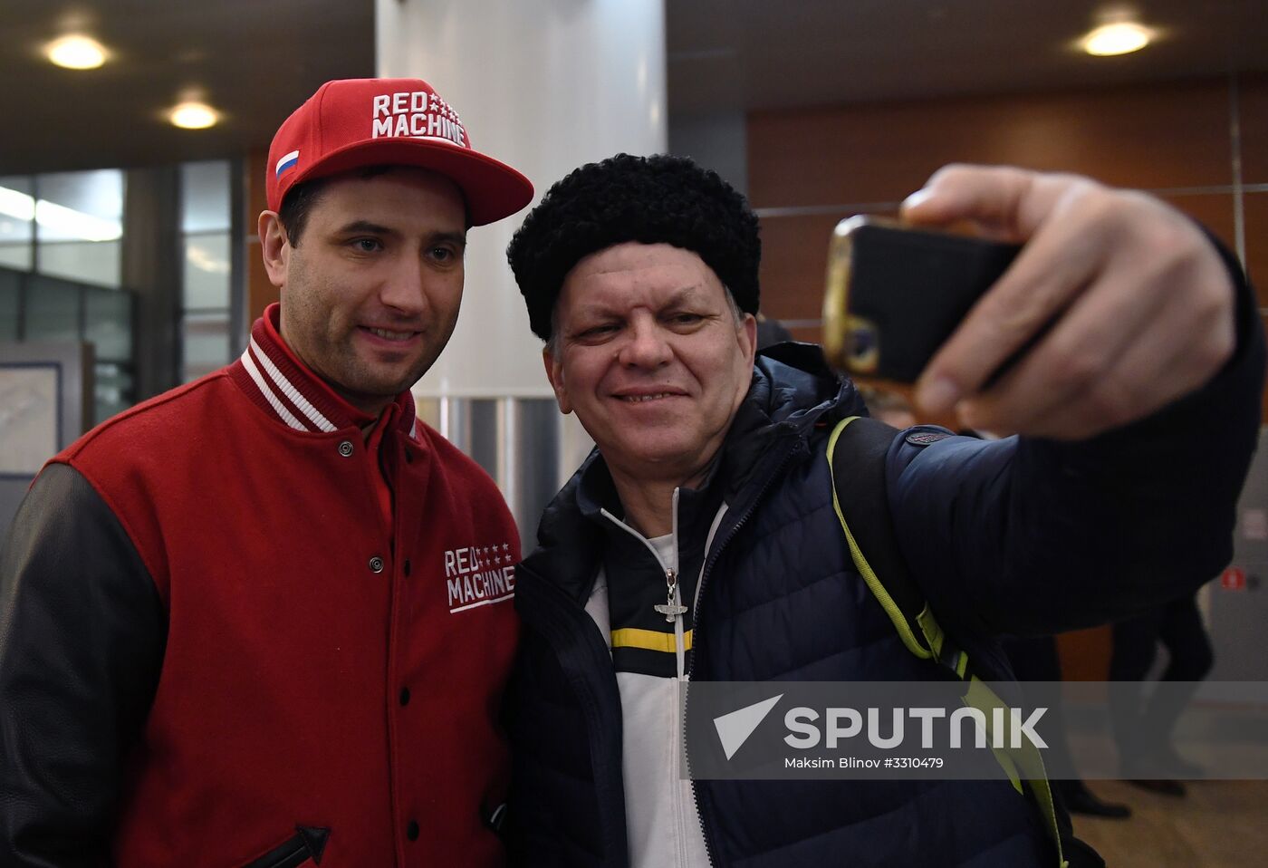 Russian 2018 Olympians are welcomed home