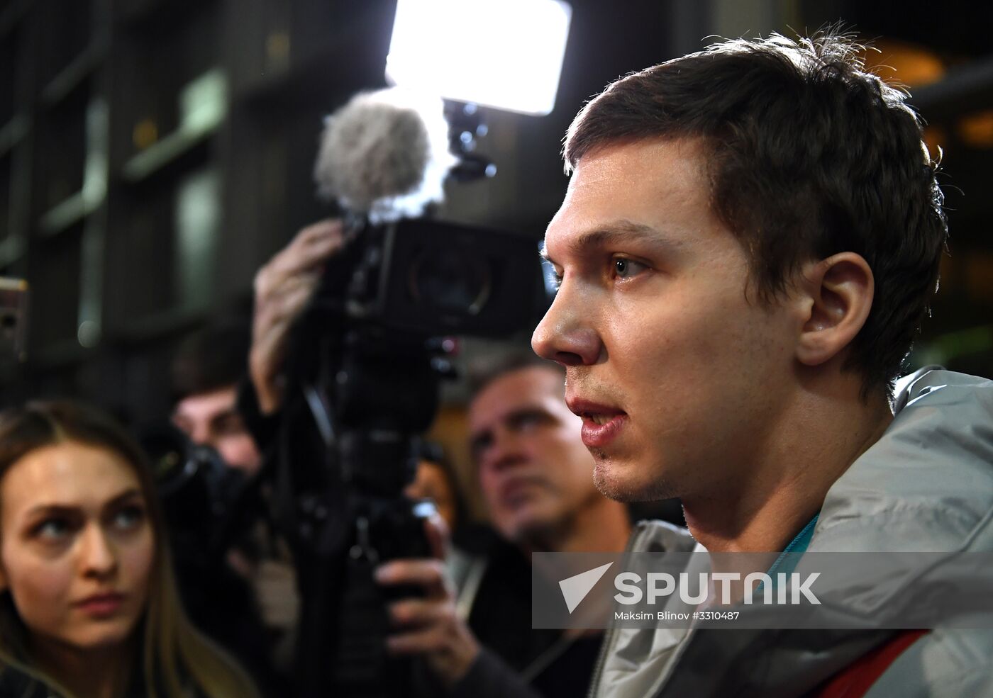 Russian 2018 Olympians are welcomed home
