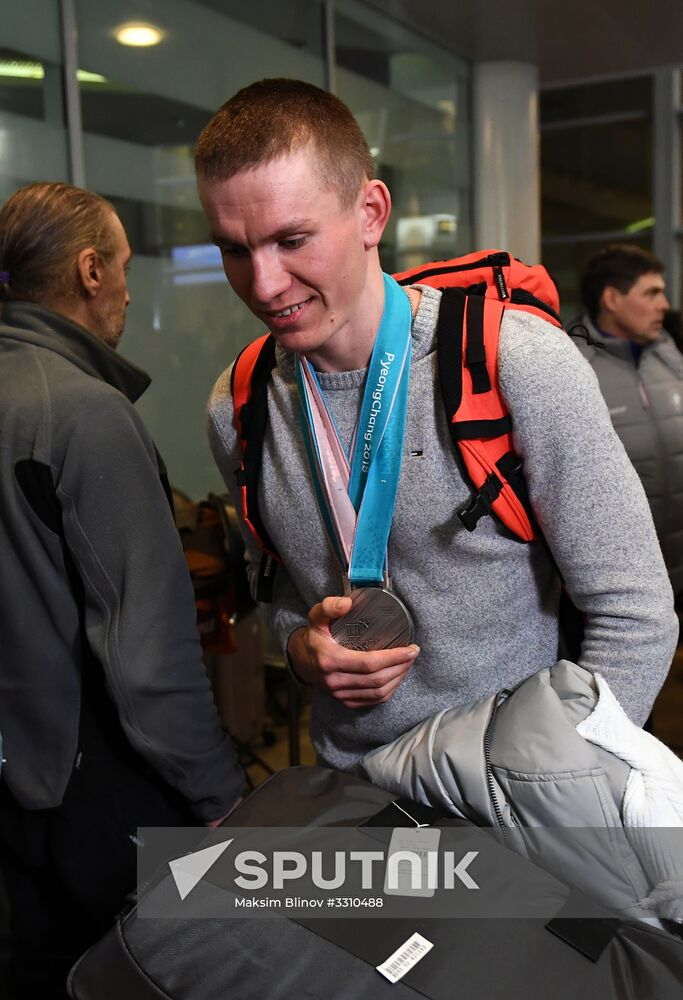 Russian 2018 Olympians are welcomed home