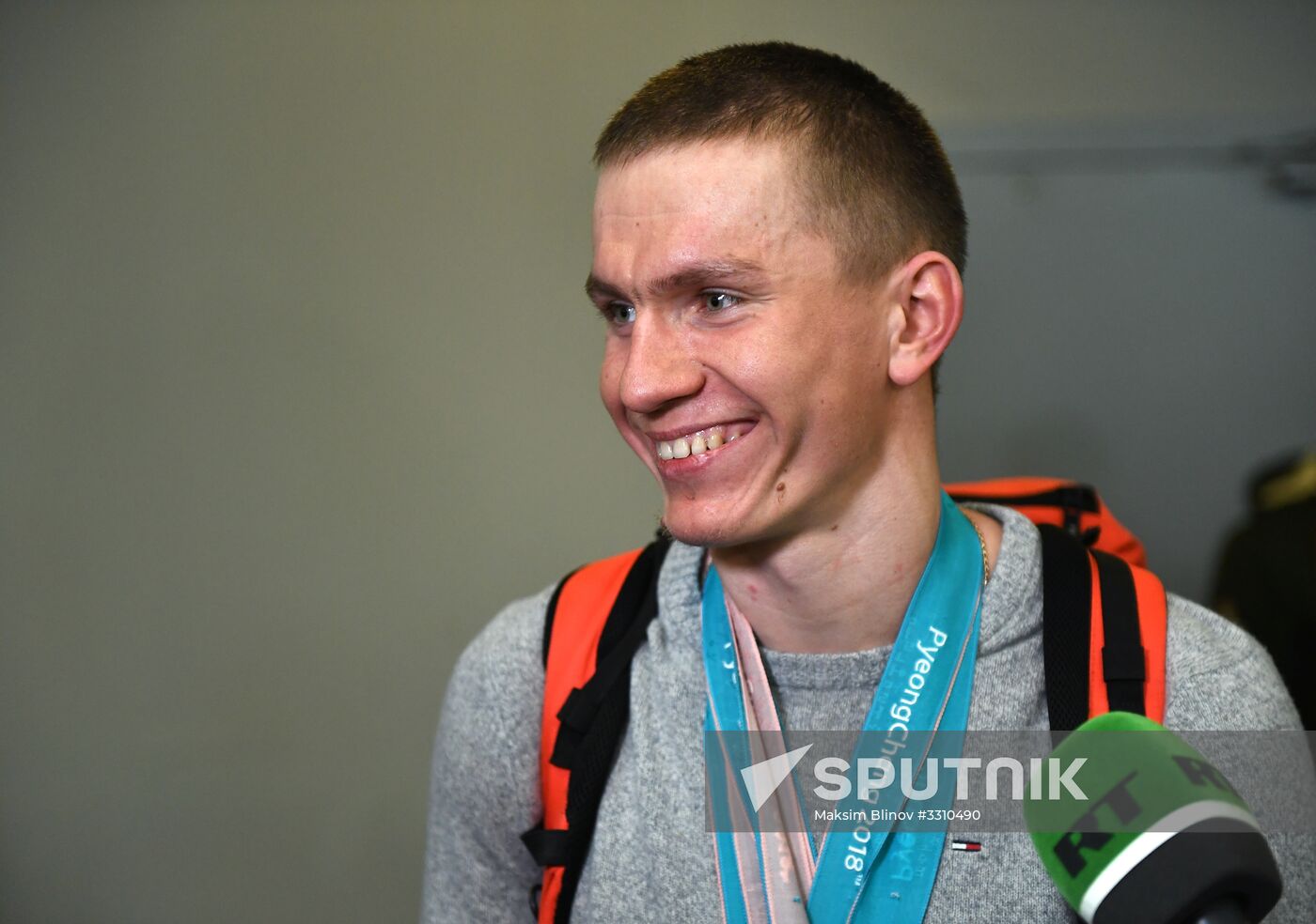 Russian 2018 Olympians are welcomed home