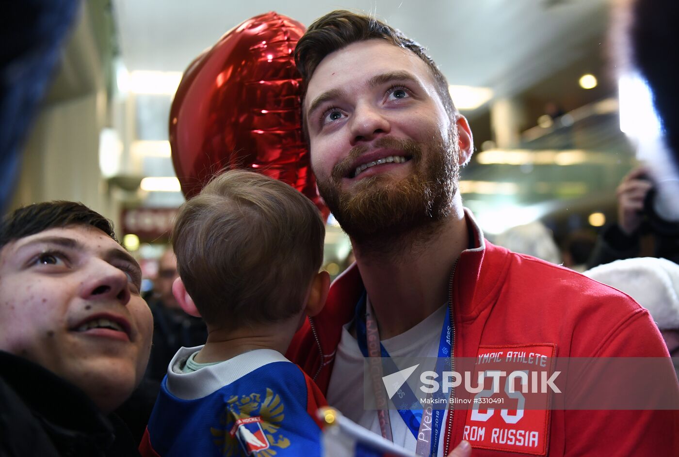 Russian 2018 Olympians are welcomed home