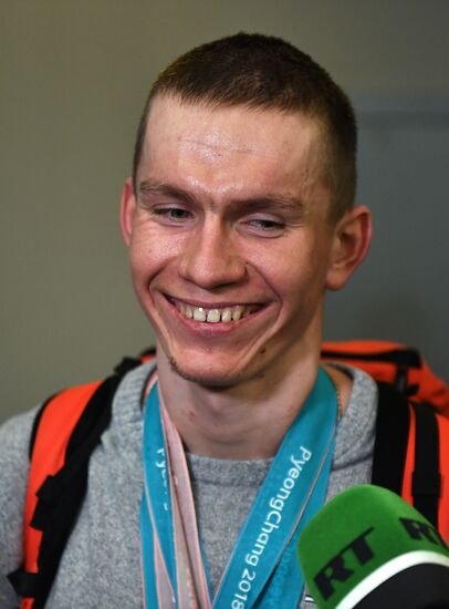 Russian 2018 Olympians are welcomed home