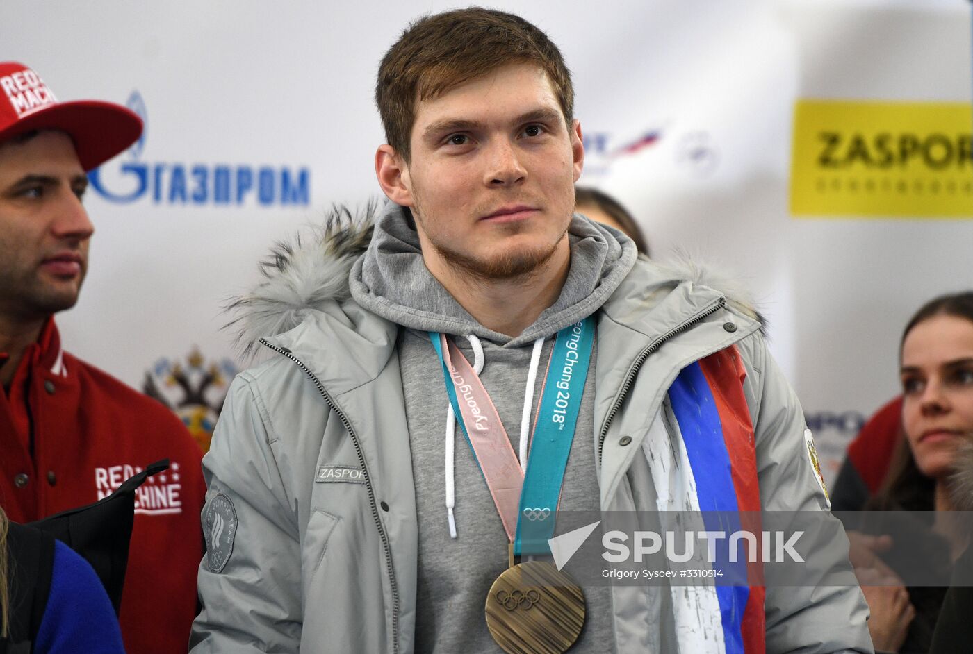 Russian 2018 Olympians are welcomed home